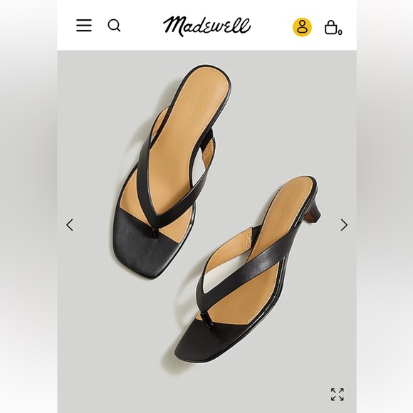 Madewell Irene Thong Sandal - Picture 1 of 3